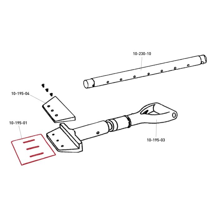 Roberts 10-195 Heavy Duty 6" Convertible Scraper