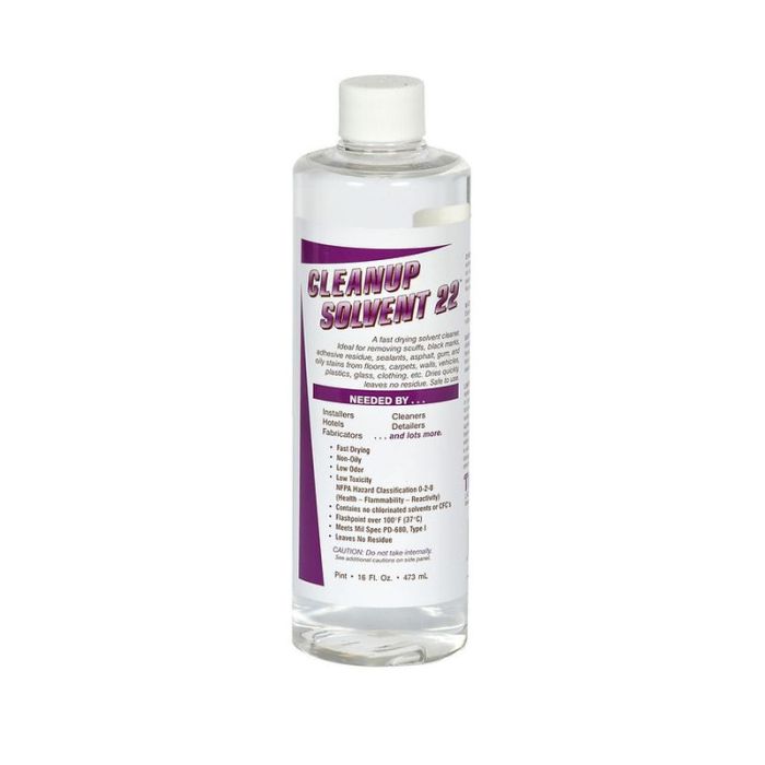 Cleanup Solvent 22 Adhesive Remover, Pint Bottle