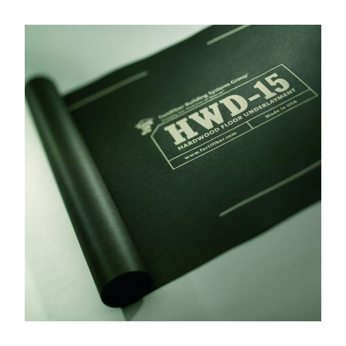 Fortifiber HWD-15 Hardwood Floor Underlayment, 432 SF Roll