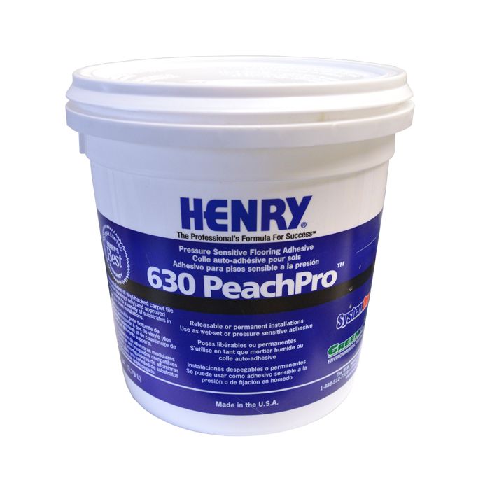Henry 630 PeachPro Pressure Sensitive Adhesive, Gallon