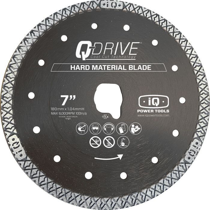 iQ228CYCLONE 7" Q-Drive Hard Material Blade