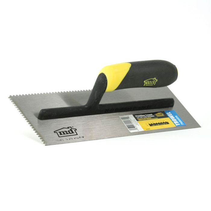 M-D 20061 1/8" x 1/8" x 1/16" Flat V Notch Trowel