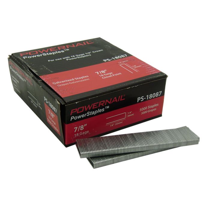 Powernail PS-18087 7/8" Underlayment Staples (5,000/box)