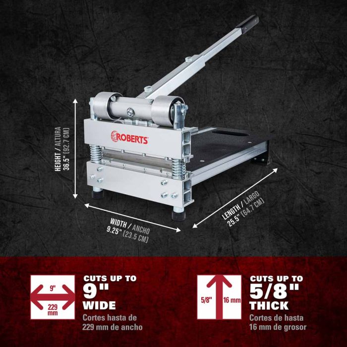Roberts 10-911 9" PrecisionCuts Pro Multi-Floor Cutter
