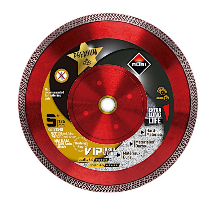 Rubi VIP Turbo Mesh Diamond Blades (3 1/4" - 12")