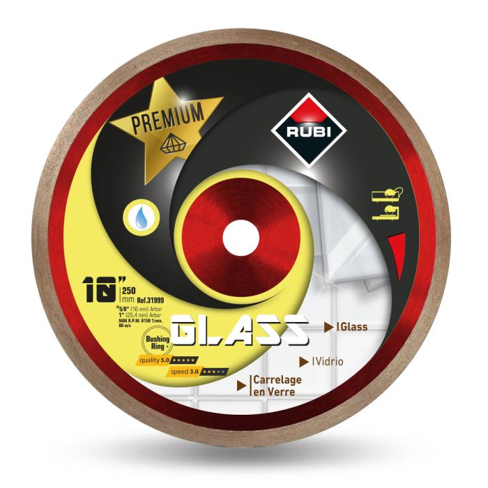 Rubi Glass Premium Diamond Blades (7" - 10")