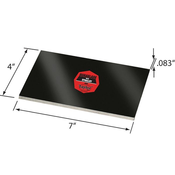 Taylor Tools 266.07.DE 4 x 7 x .083 Double Edge Bronco Blade