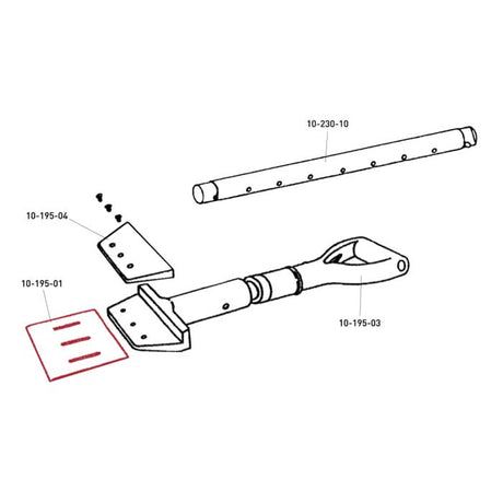 Roberts 10-195 Heavy Duty 6" Convertible Scraper