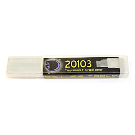 Better Tools 20103 4" Scraper Blades (10 Pack)