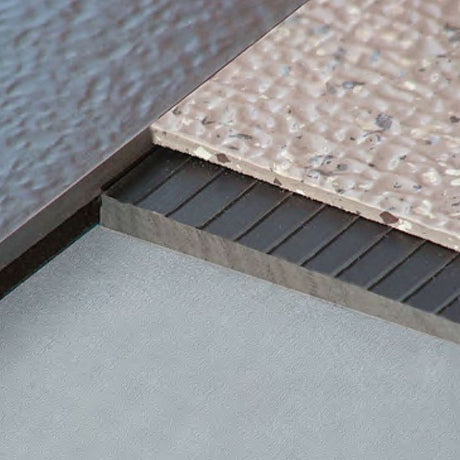 Burke 192 1/2" - 0" Black Subfloor Reducer Ramp, 4' Length