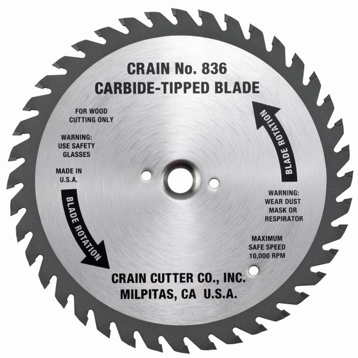 Crain 836 Carbide Tipped Blade