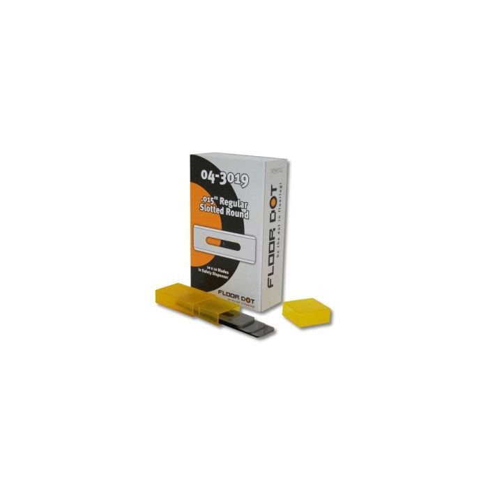 Floor Dot 04-3019 .015" Regular Slotted Round Blades (100 Pack)