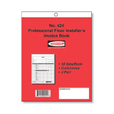 Gundlach No. 424 Pro Installer Invoice Book