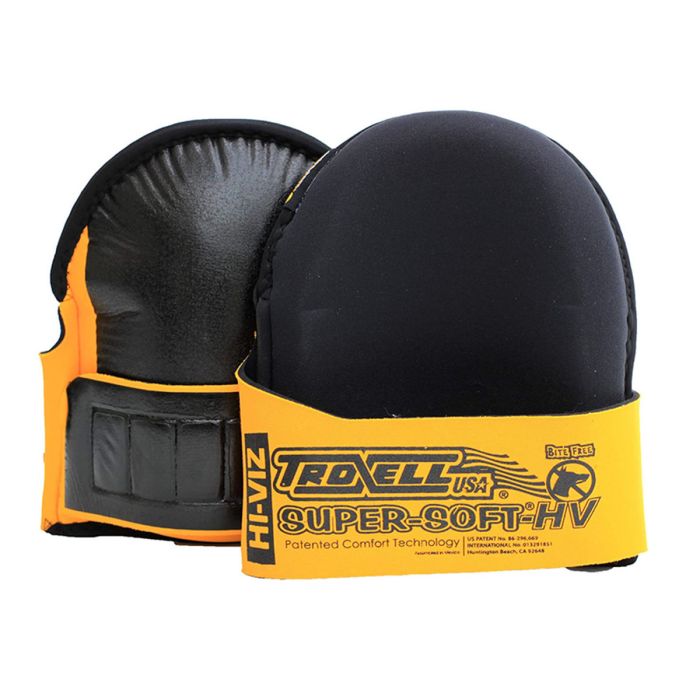 Gundlach 209-XL-Y Super-Soft XL Hi-Viz Yellow Knee Pads