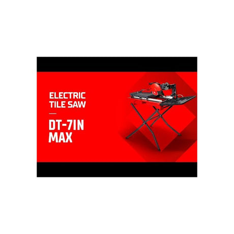 Rubi DT-7" MAX Portable Tile Saw w/Stand