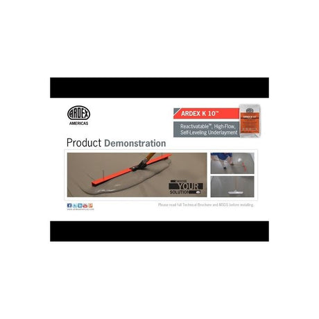 Ardex K-10 Reactivatable High-Flow Self-Leveling Underlayment, 50 lb. Bag