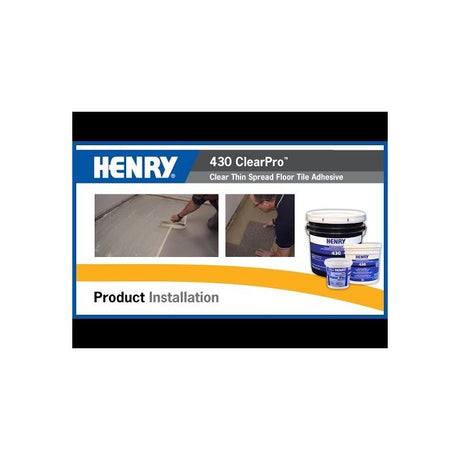 Henry 430 ClearPro VCT Floor Adhesive, Gallon