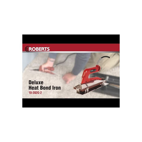 Roberts 10-282G Deluxe Heat Bond Iron (Grooved Base)