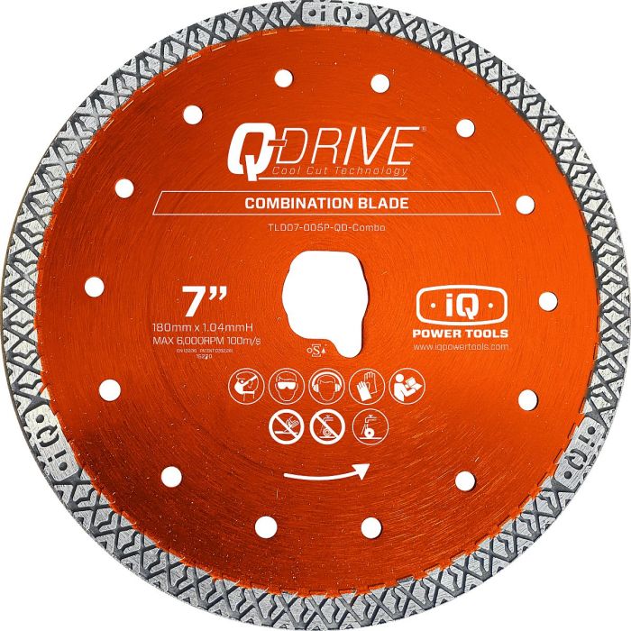 iQ228CYCLONE 7" Q-Drive Combination Blade