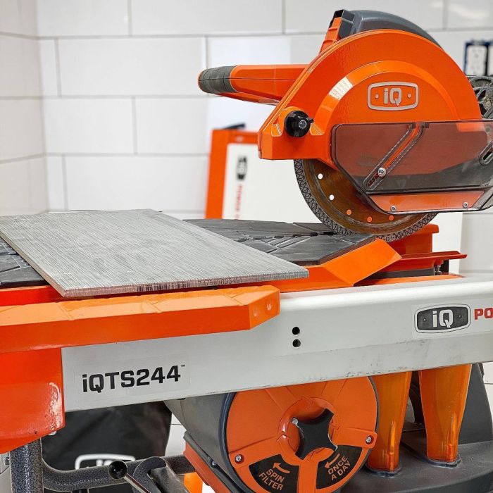 iQ Power Tools iQTS244 Dry-Cut Dustless Tile Saw with X-Stand