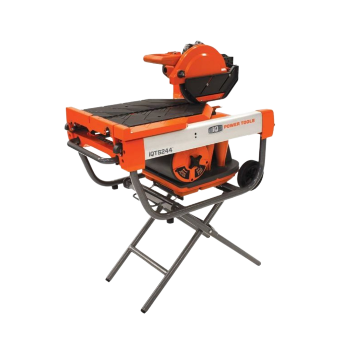 iQ Power Tools iQTS244 Dry-Cut Dustless Tile Saw with X-Stand