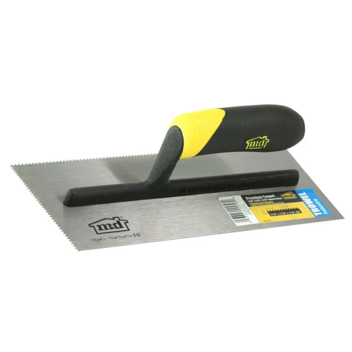 M-D 20056 1/16" x 1/16" x 1/16" Sq. Notch Trowel