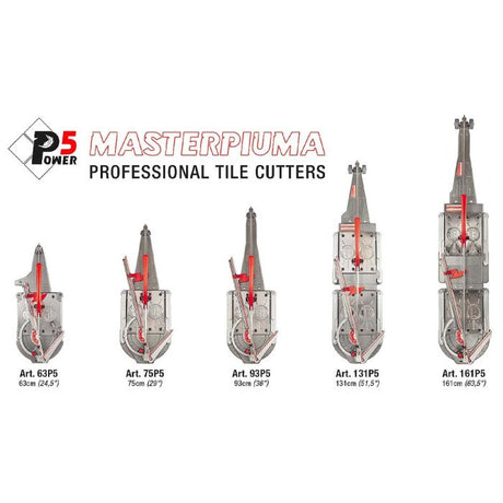 Montolit Masterpiuma P5 Tile Cutters (24.5" - 63.5")