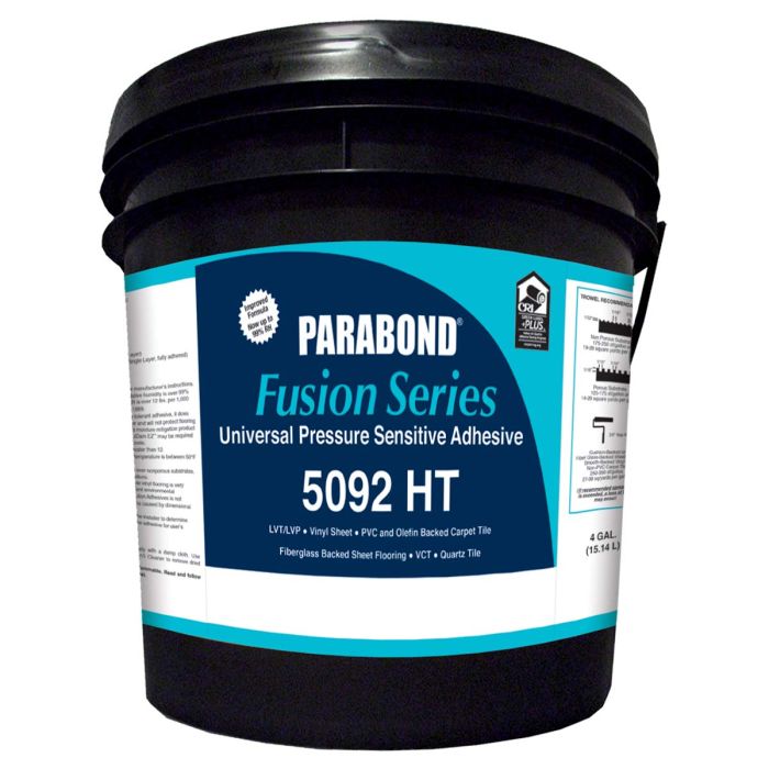 Parabond Fusion Series 5092 HT 4 Gal. Universal Pressure Sensitive Adhesive