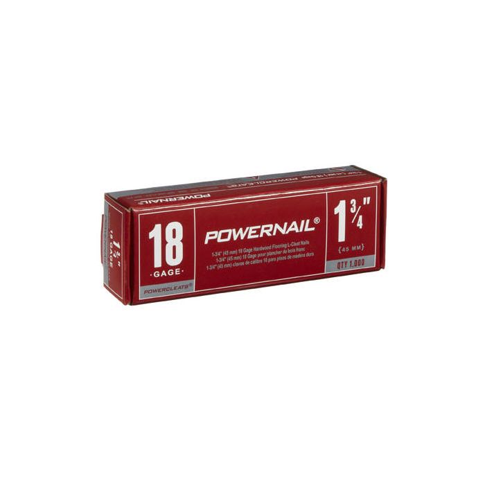 Powernail 18 Gage 1-3/4" Powercleats (1,000/box)
