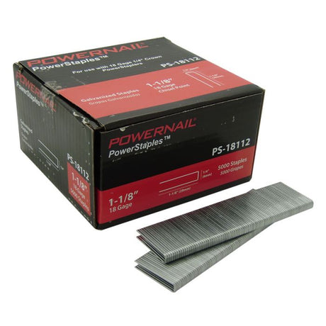Powernail PS-18112 1-1/8" Underlayment Staples (5,000/box)