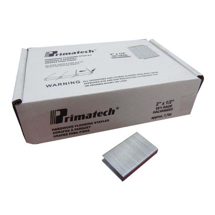 Primatech 15.5 Ga 2" Hardwood Staples (7,700/Case)