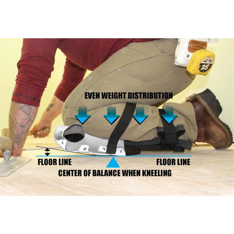 ProKnee 0714 Custom Fit Professional Knee Pads w/ 1" Cushions