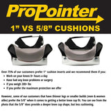 ProKnee 0714 Custom Fit Professional Knee Pads w/ 1" Cushions