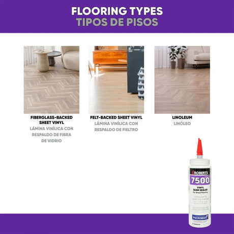 Roberts 7500 8 oz. Vinyl Seam Sealer