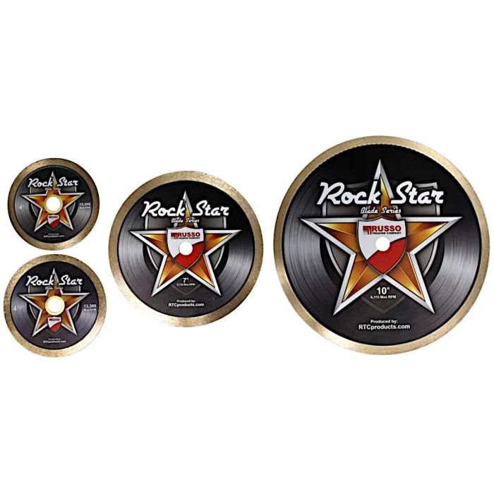 RTC Rock Star Diamond Blades (4" - 10")