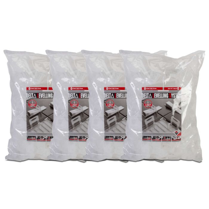 Rubi 1/8" Delta Tile Leveling Clips (2,400/Box)