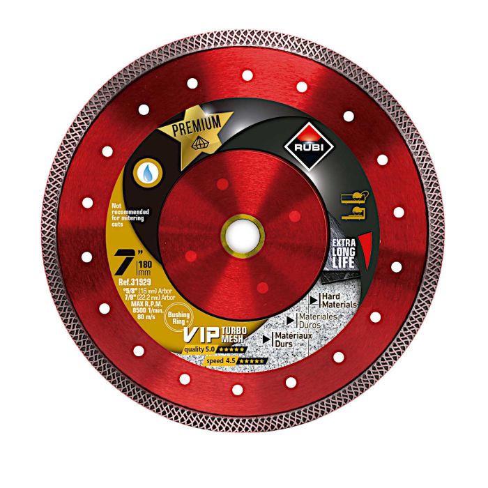 Rubi VIP Turbo Mesh Diamond Blades (3 1/4" - 12")
