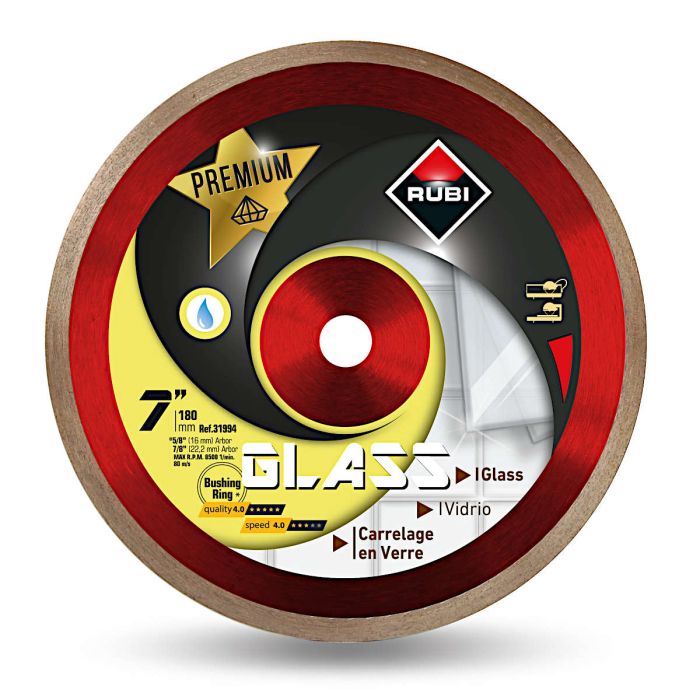 Rubi Glass Premium Diamond Blades (7" - 10")