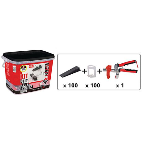 Rubi 1/16" Delta Tile Leveling System Kit