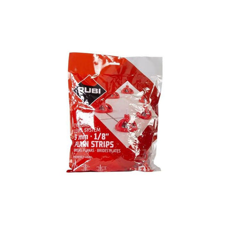 Rubi 1/8" Cyclone Level System Flat Base Clips (100/Bag)
