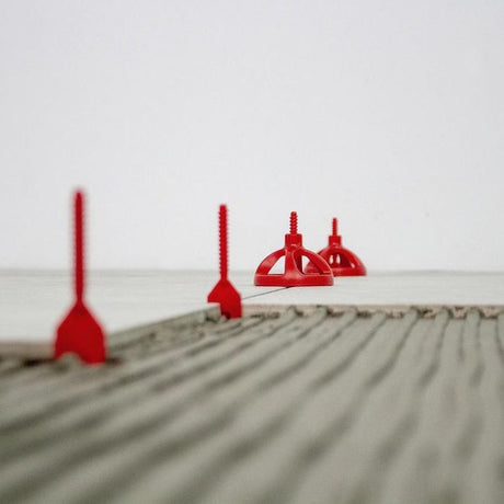 Rubi 1/16" Cyclone Level System Flat Base Clips (2,400/Box)