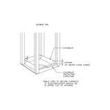 Noble Chloraloy Shower Pan Liner (5 ft. Wide), per Linear Ft. (Sold by 12 ft Case)