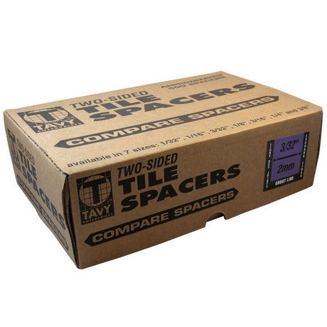 Tavy 3/32" Purple Tile Spacers (500/box)