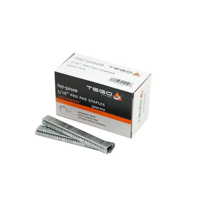 Tego T07-5010D 5/16" Pro Pad Staples (5,000/box)
