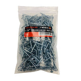 Tego T10-1250-DS 1-1/4" Silver Drive Screw Nails, 1 lb. Bag