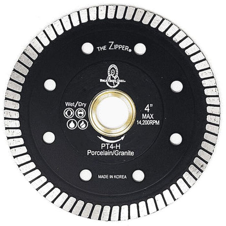 WDS Zipper Pro Porcelain Turbo Diamond Blades (4" - 10")