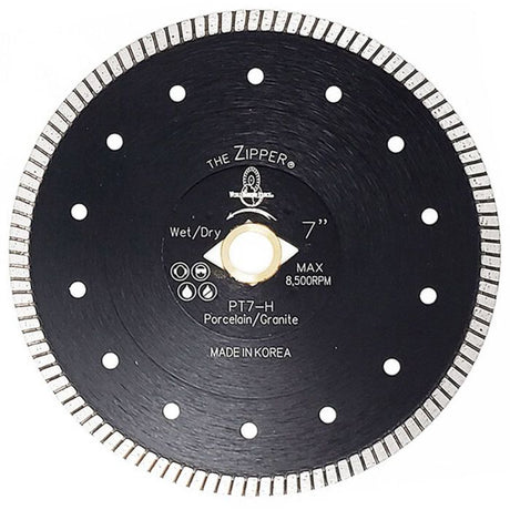WDS Zipper Pro Porcelain Turbo Diamond Blades (4" - 10")