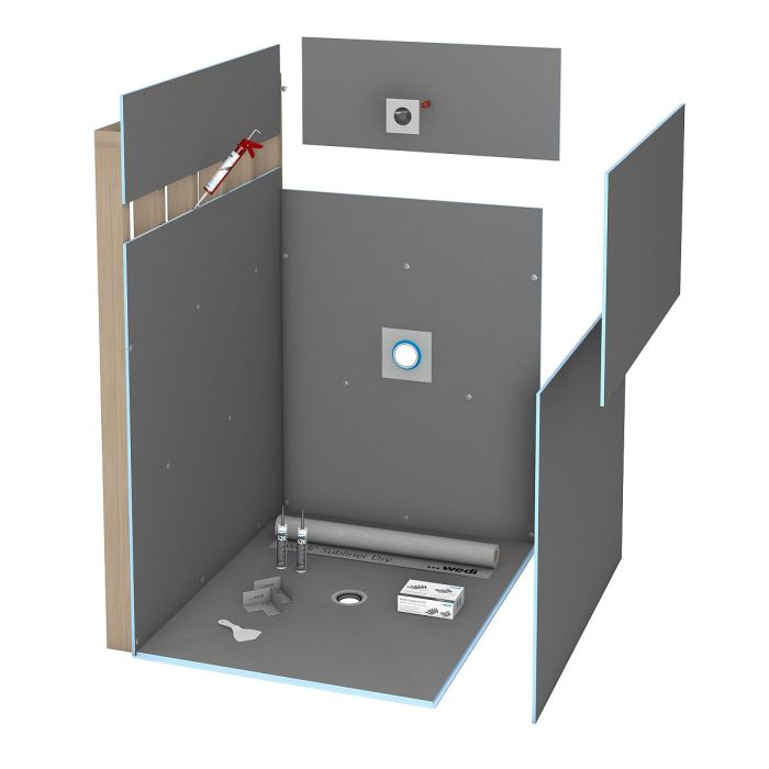 Wedi Fundo Ligno Waterproof Shower Kit