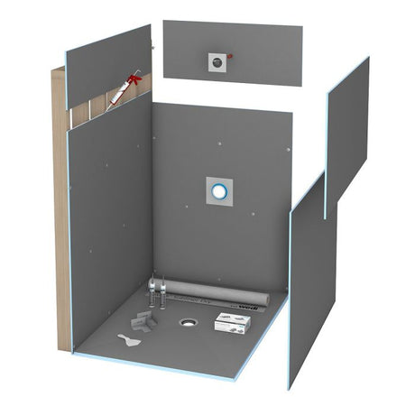 Wedi Fundo Ligno Waterproof Shower Kit