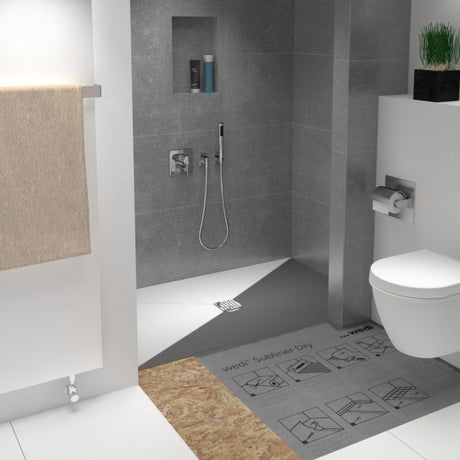 Wedi Fundo Ligno Waterproof Shower Kit
